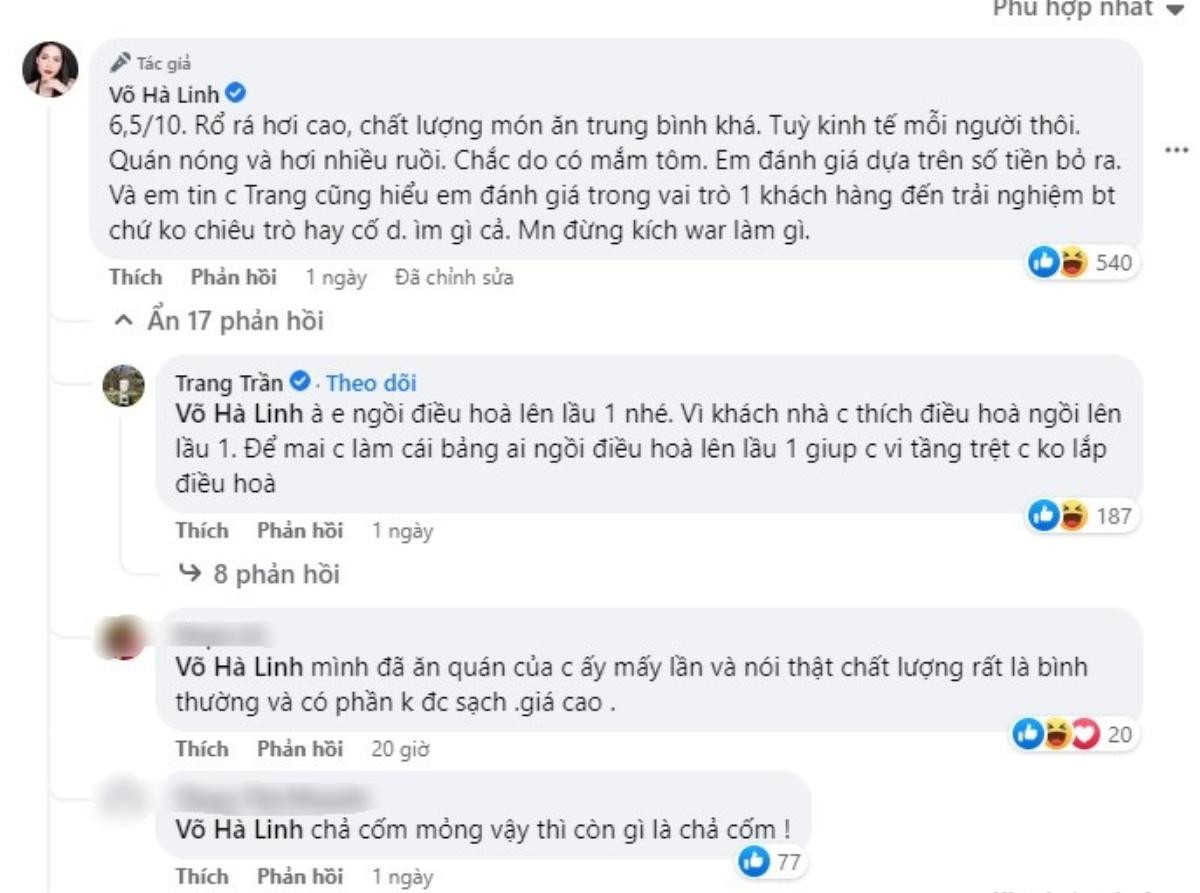 'Chiến thần' Hà Linh review quán bún đậu Trang Khàn giá cao, nóng, nhiều ruồi: Chủ quán phản ứng bất ngờ Ảnh 8