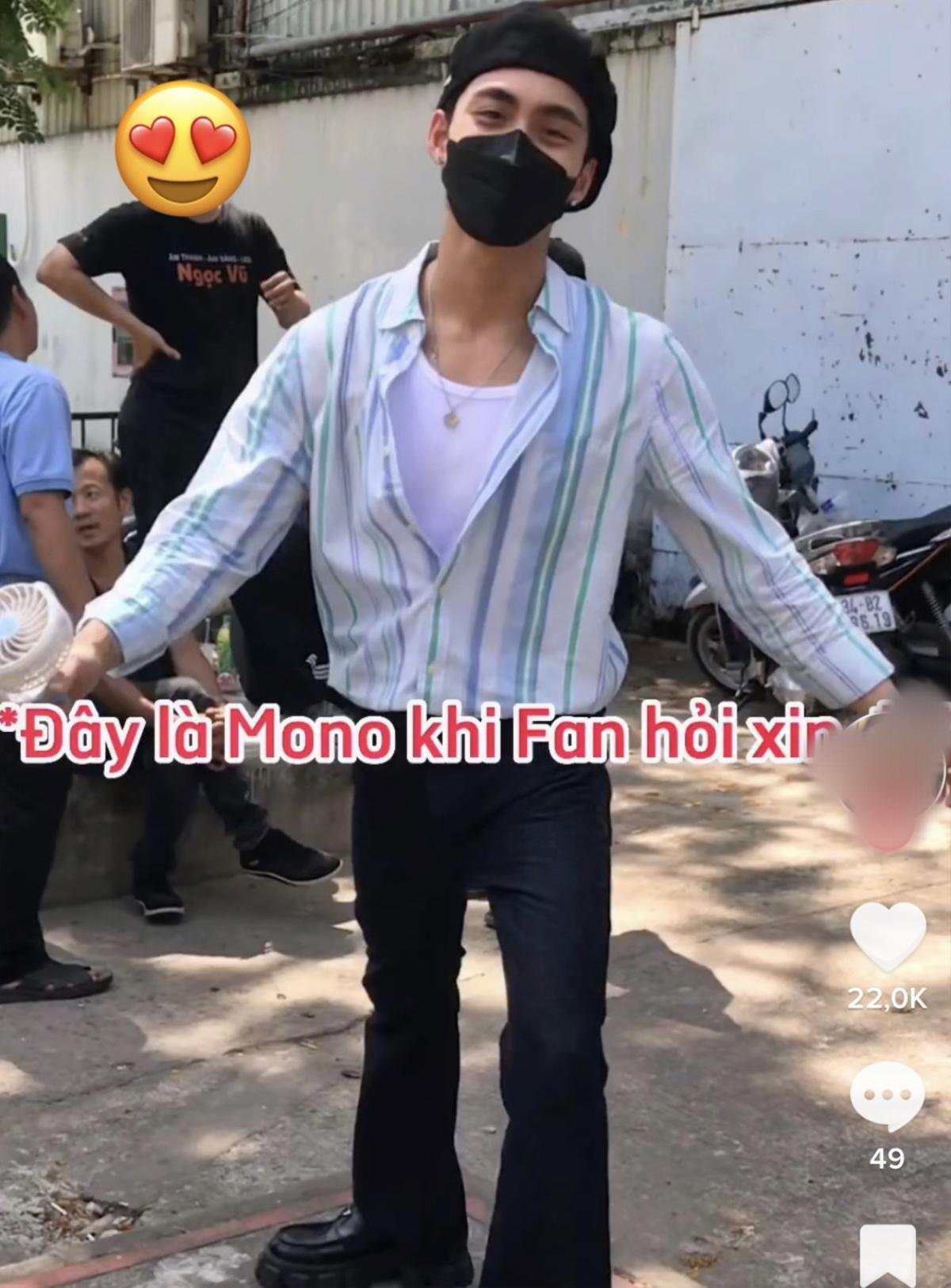 Được fan ngỏ ý muốn xin 'sạch sành sanh' đồ trên người, MONO có phản ứng ra sao? Ảnh 1