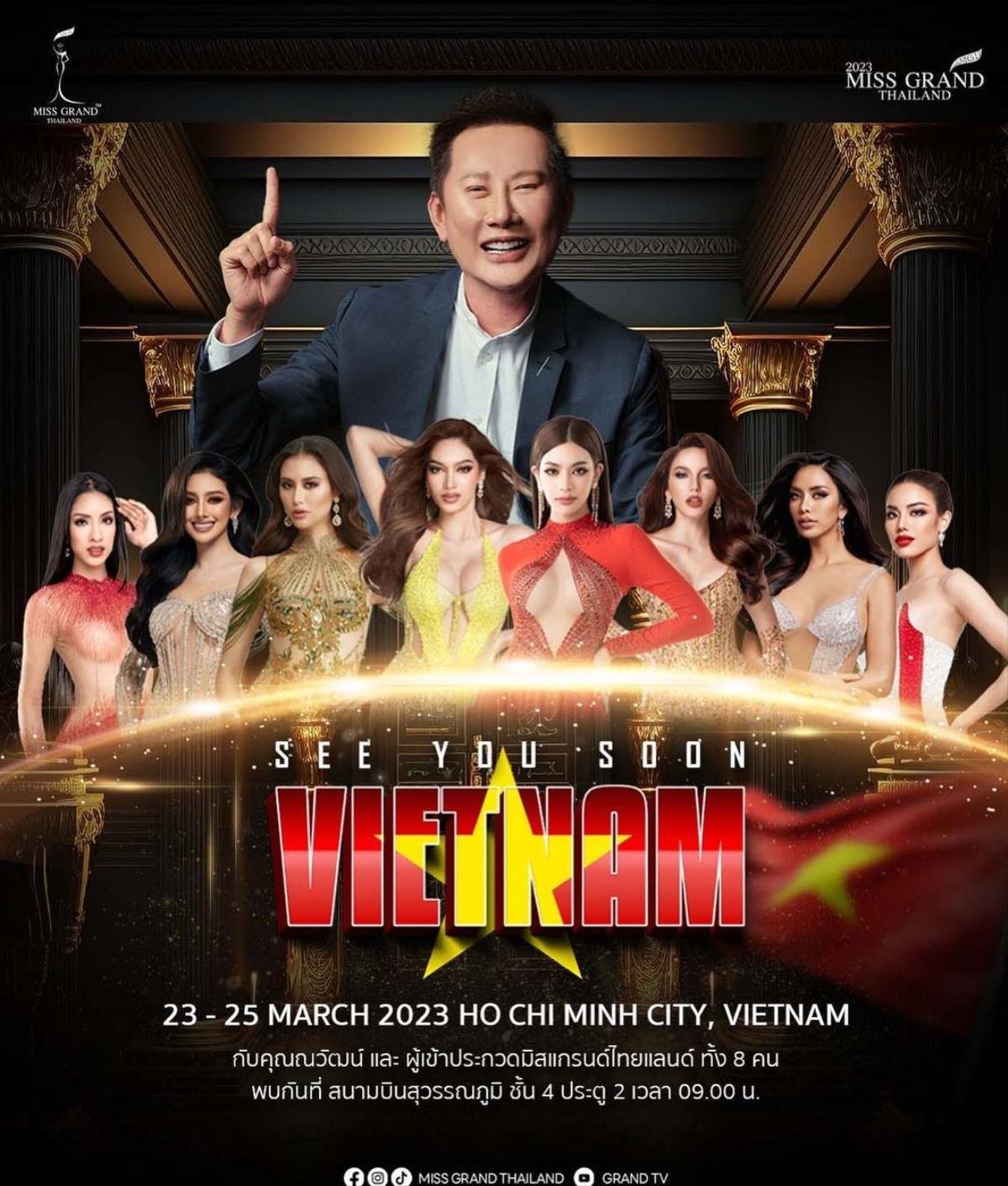 Lo Mr.Nawat bị 'ném đá', đơn vị Miss Grand Vietnam nhắn nhủ: 'Đánh kẻ chạy đi không đánh người chạy lại' Ảnh 1