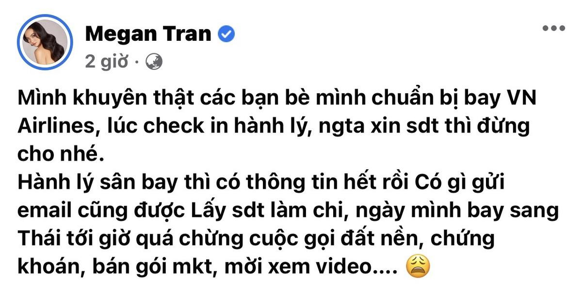 Sao nữ Vbiz cảnh báo netizen không cho số điện thoại người lạ khi 'check in' hành lí tại sân bay Ảnh 2