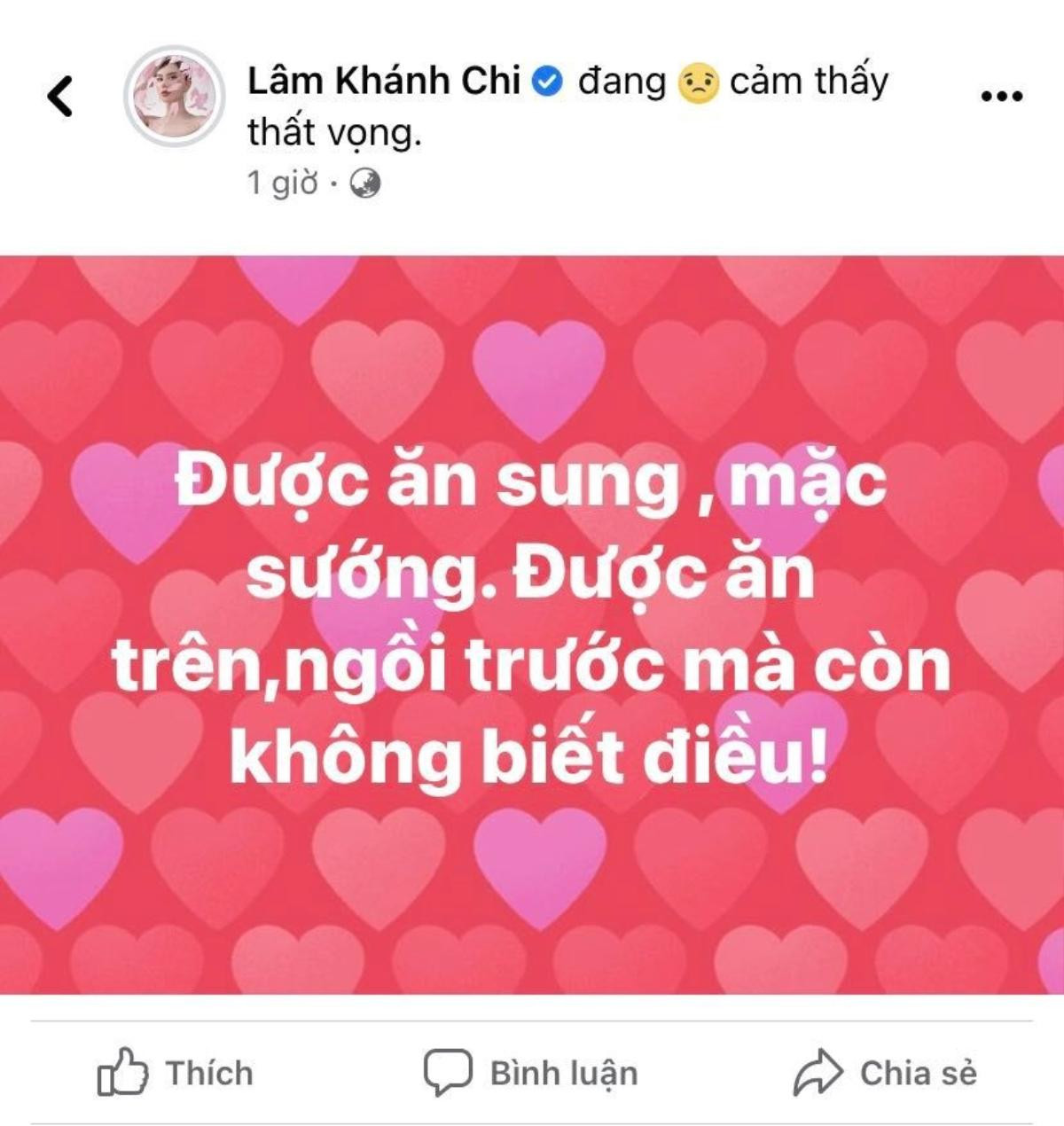 Lâm Khánh Chi, Quý Bình bất ngờ ẩn ý về ai đó 'ăn sung, mặc sướng mà không biết điều' Ảnh 2