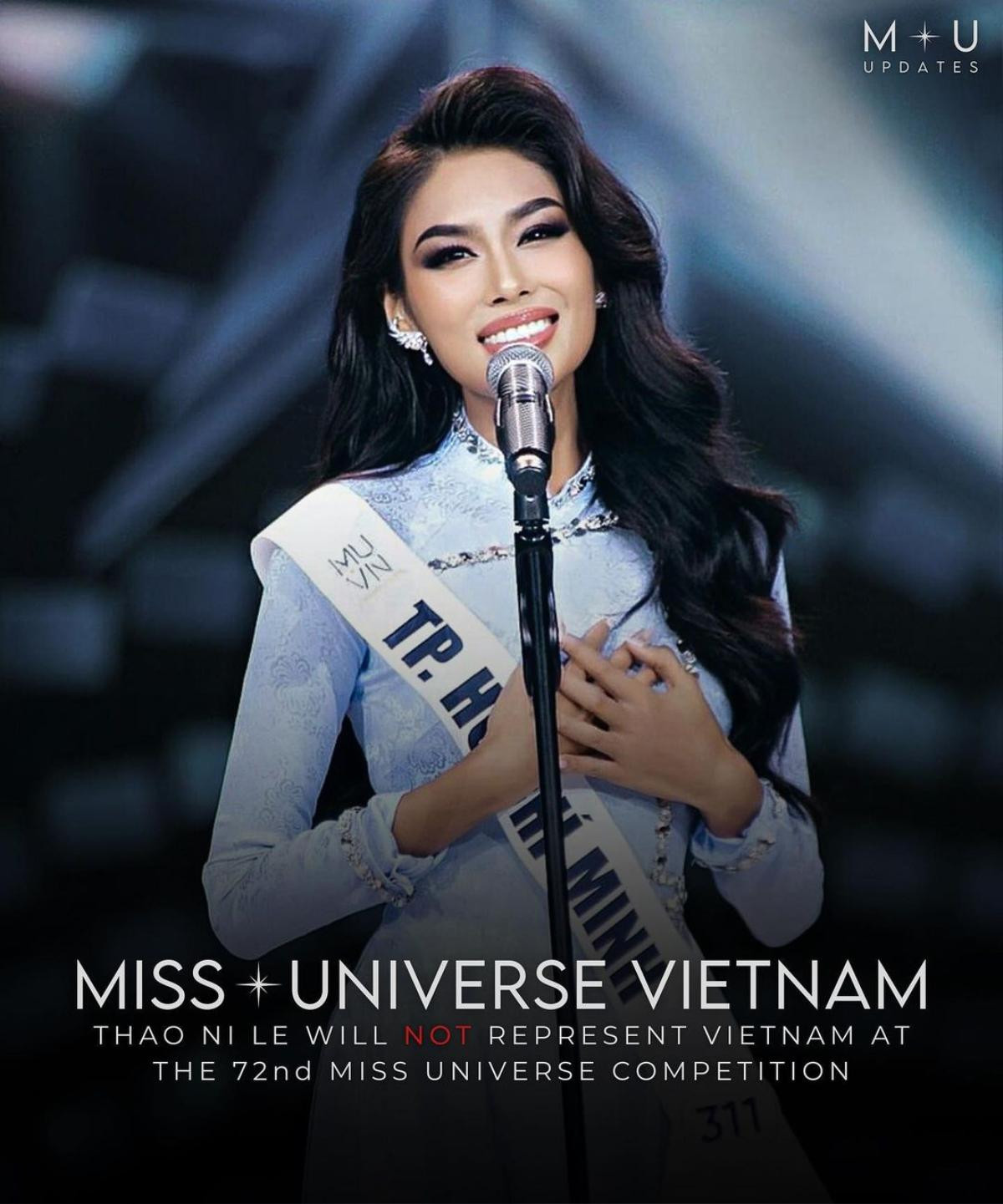 Thảo Nhi Lê 'mệt mỏi' lên tiếng khi mất suất thi Miss Universe 2023: Tôi cạn lời! Ảnh 1