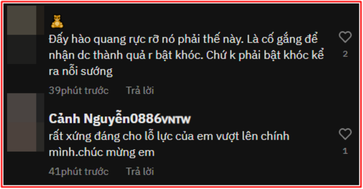 Hoàng Thùy Linh bật khóc, dân mạng mỉa mai Trấn Thành: 'Đây mới là hào quang rực rỡ nè' Ảnh 3