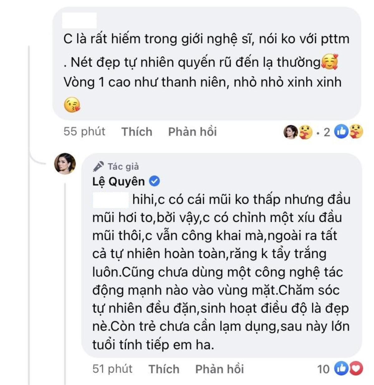 Lệ Quyên thừa nhận 'dao kéo' phần mũi, netizen xuýt xoa khen: 'Mãi mãi tuổi 20' Ảnh 2