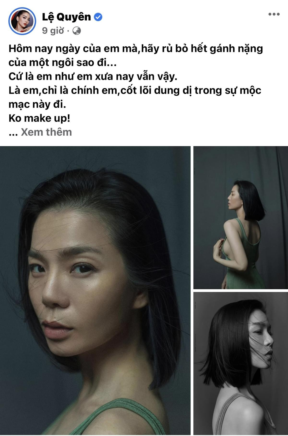 Lệ Quyên tự tin khoe mặt mộc, rũ bỏ gánh nặng của ngôi sao hậu drama bị chê xấu tính Ảnh 1