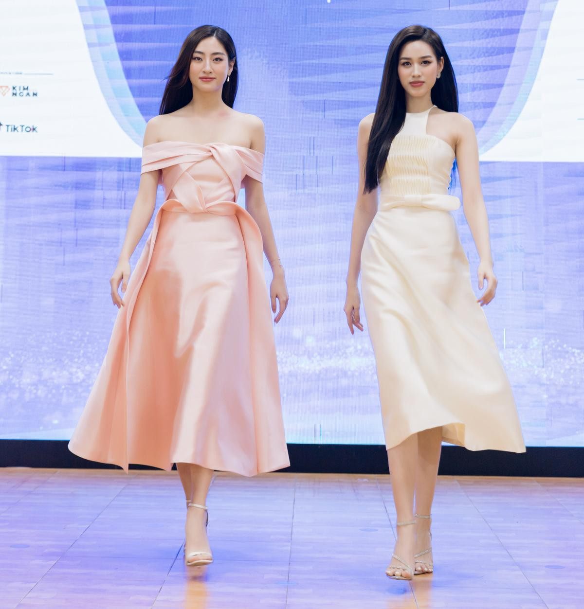 Lương Thuỳ Linh, Đỗ Hà so tài catwalk, netizen chỉ chăm chú vào hai đôi chân: Nhìn phát mê liền Ảnh 2