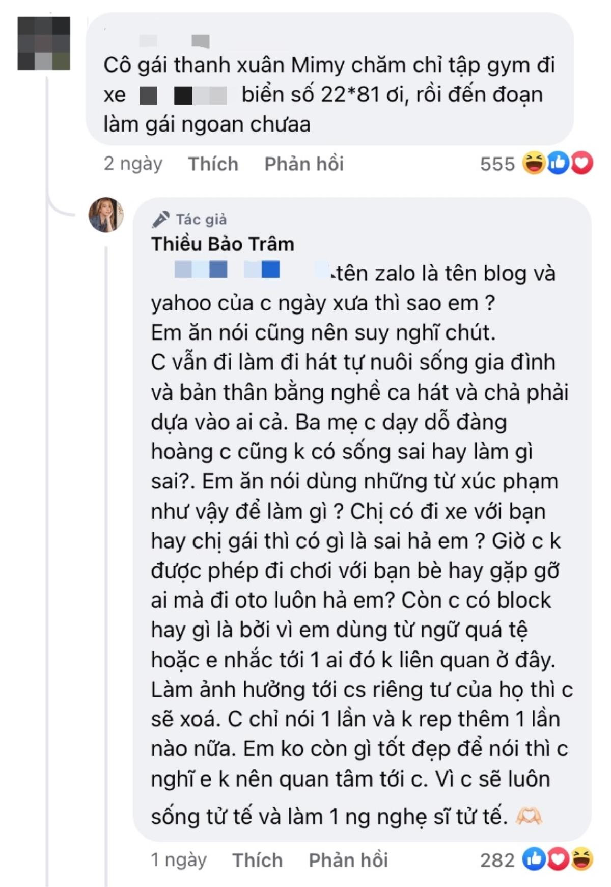 Bị mỉa mai là 'gái ngoan', Thiều Bảo Trâm tuyên bố không dựa vào ai, sẽ luôn 'sống tử tế' Ảnh 2