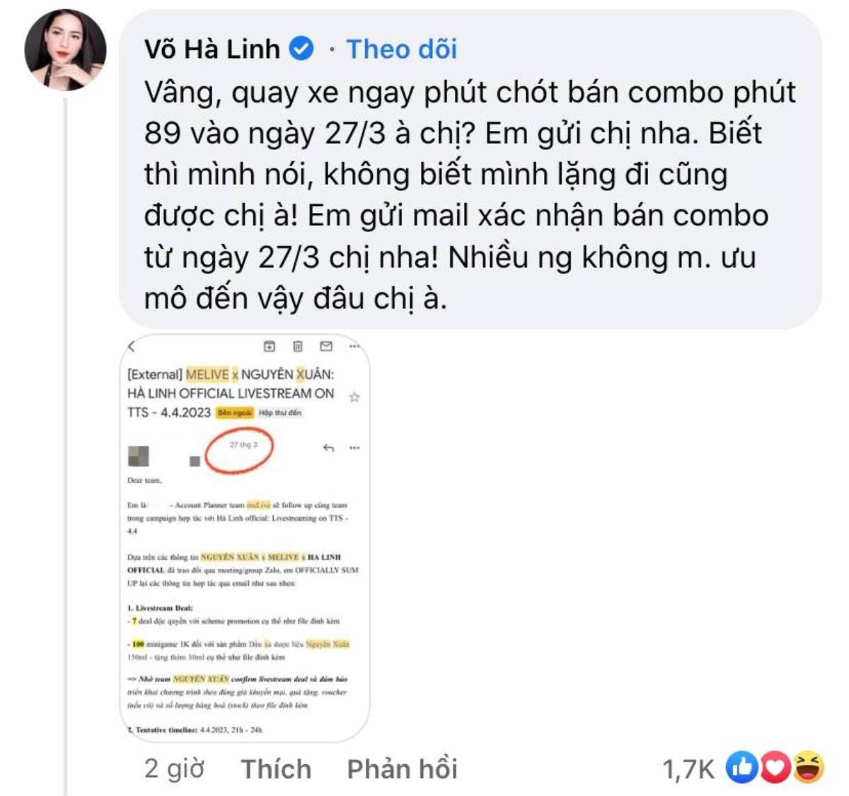 Giữa drama, Hà Linh đăng đàn đấu tố căng đét với 1 nữ doanh nhân, còn nói thẳng: Tư duy thất bại! Ảnh 4