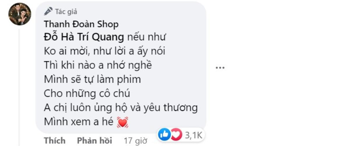 Hà Trí Quang bị đàn anh trong nghề mỉa mai vì yêu người đồng giới, Thanh Đoàn lập tức 'dằn mặt' Ảnh 4