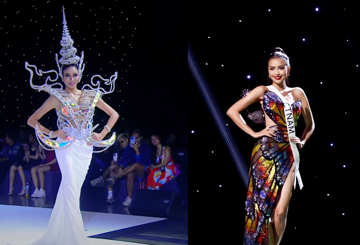 Lotus Walk của Ngọc Châu xuất hiện trên sân khấu Miss Grand Thailand, đỉnh cao Hoàn vũ là đây! Ảnh 3