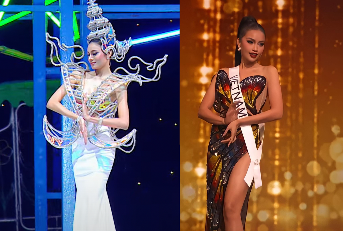 Lotus Walk của Ngọc Châu xuất hiện trên sân khấu Miss Grand Thailand, đỉnh cao Hoàn vũ là đây! Ảnh 2