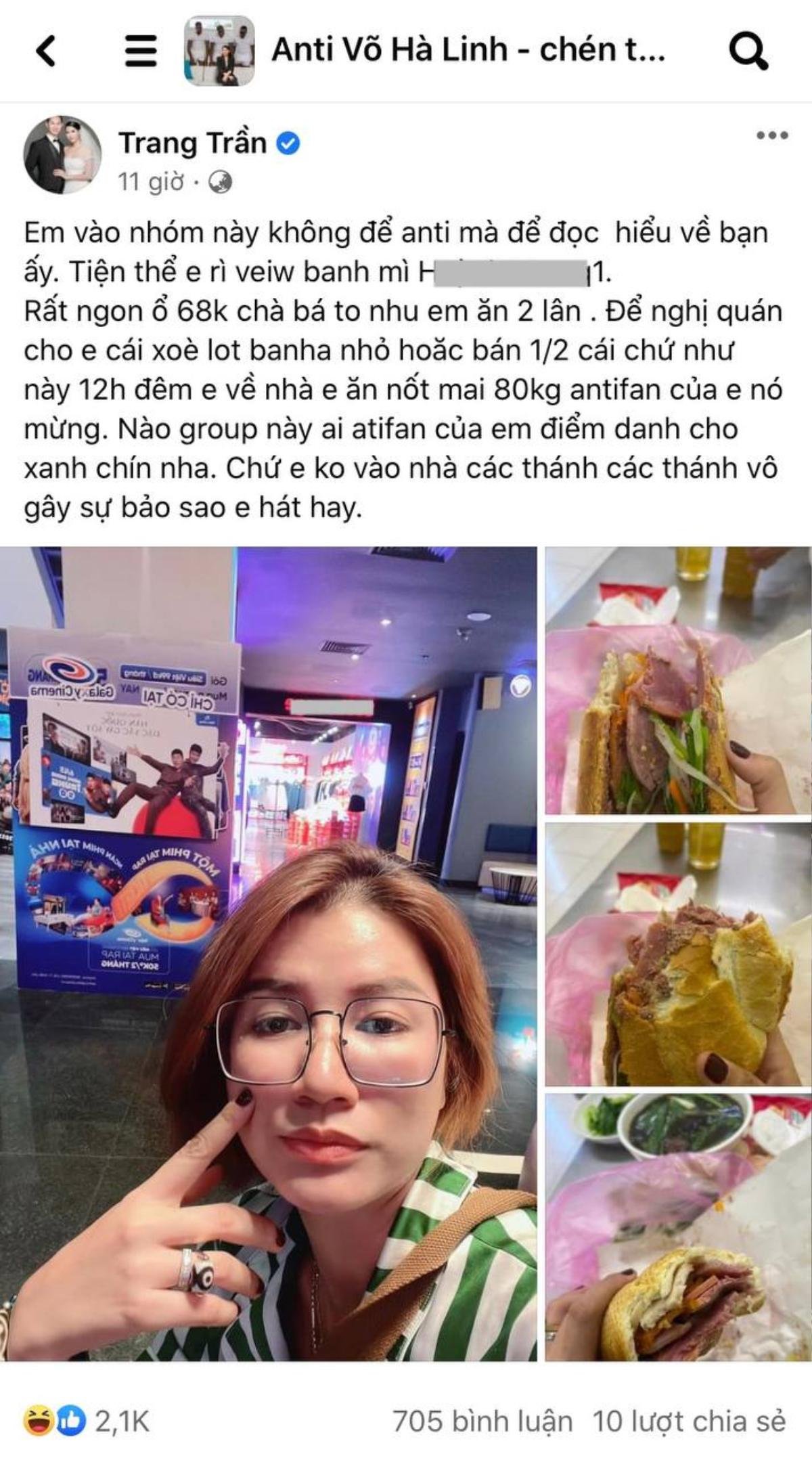 1 nữ diễn viên Vbiz bất ngờ gia nhập group anti Hà Linh: Thừa nhận tai tiếng, từng bị phạt tù Ảnh 2