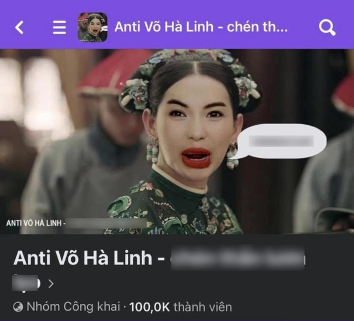 Hot hơn cả sao Việt: Nhóm anti Hà Linh cán mốc 100.000 thành viên, toàn tick xanh tích cực bình luận Ảnh 3