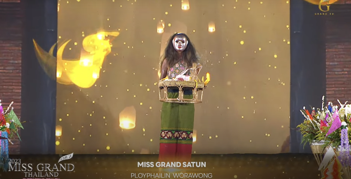 'Sởn tóc gáy' với màn trình diễn 'ma nữ' của thí sinh Miss Grand Thailand 2023 Ảnh 1