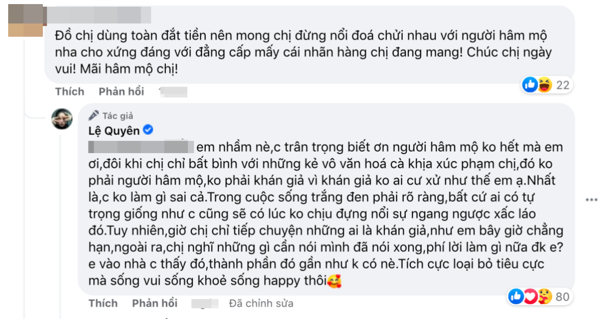 Bị nhắc nhở chuyện vô ơn với khán giả, Lệ Quyên đáp trả thẳng thắn Ảnh 3