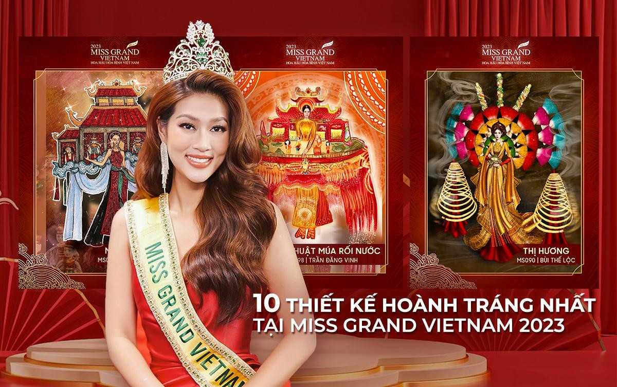 10 bản vẽ National Costume hoành tráng nhất tại Miss Grand Vietnam 2023 Ảnh 1