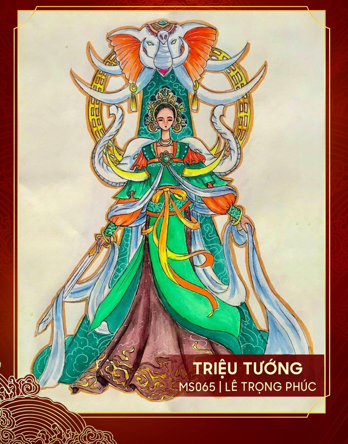 10 bản vẽ National Costume hoành tráng nhất tại Miss Grand Vietnam 2023 Ảnh 11