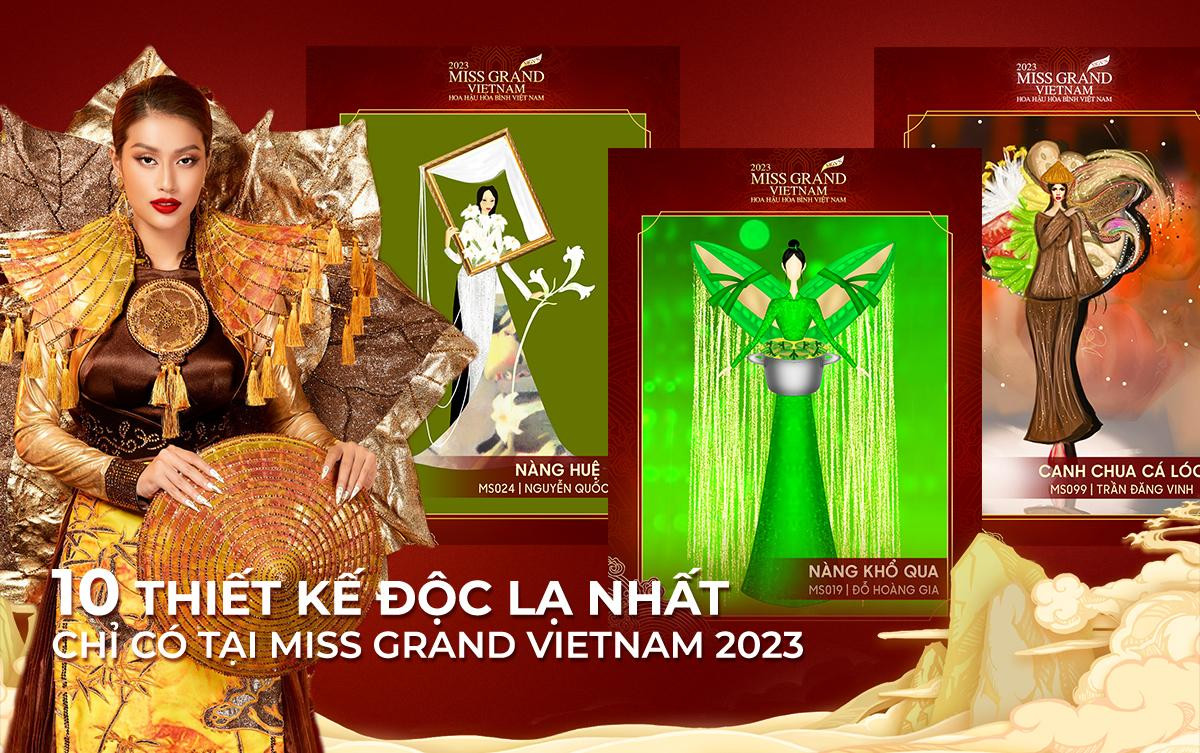 10 thiết kế National Costume độc lạ nhất tại Miss Grand Vietnam 2023 Ảnh 1