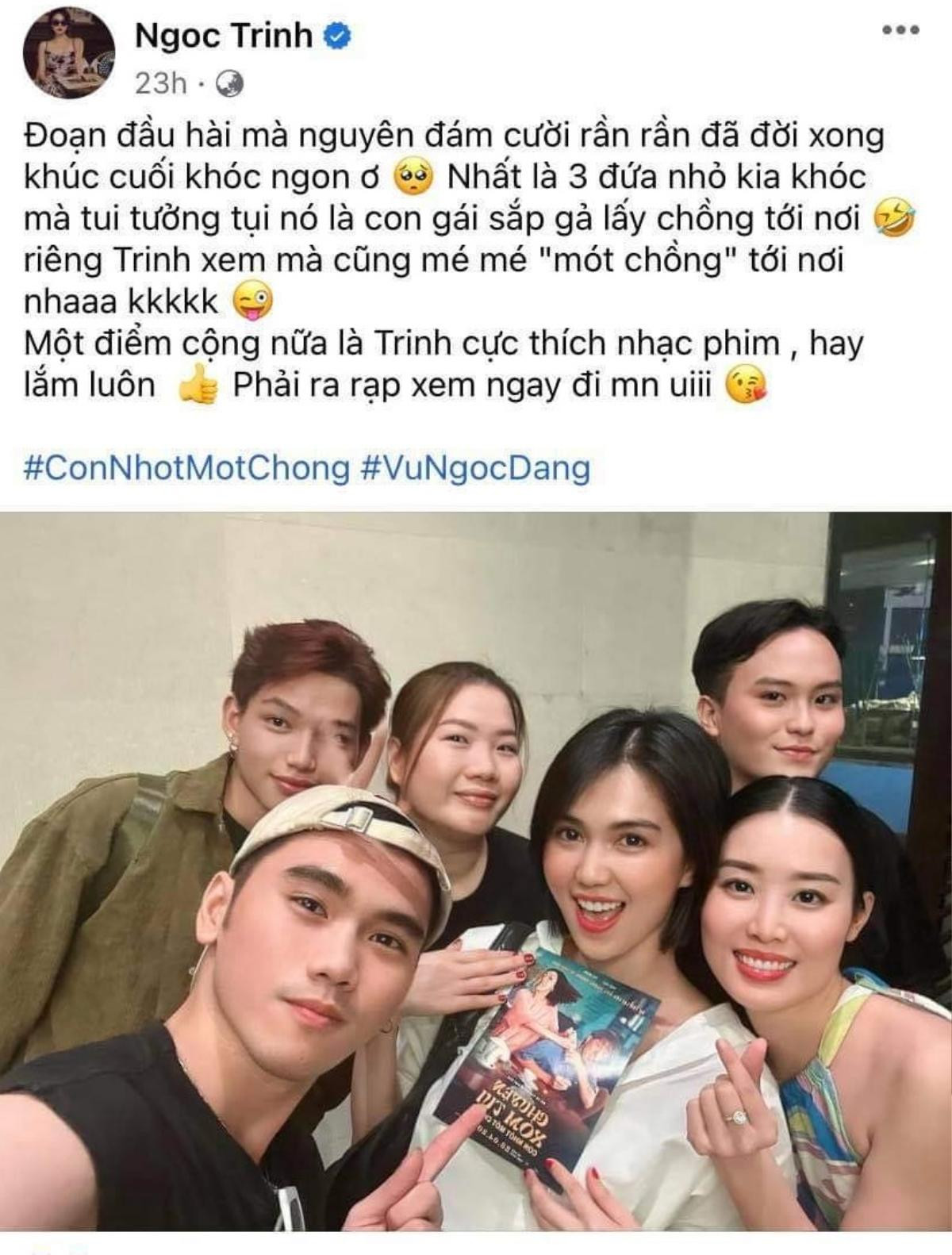 Ngọc Trinh hé lộ chuyện suýt 'mót chồng' sau khi xem phim mới của Thu Trang Ảnh 2