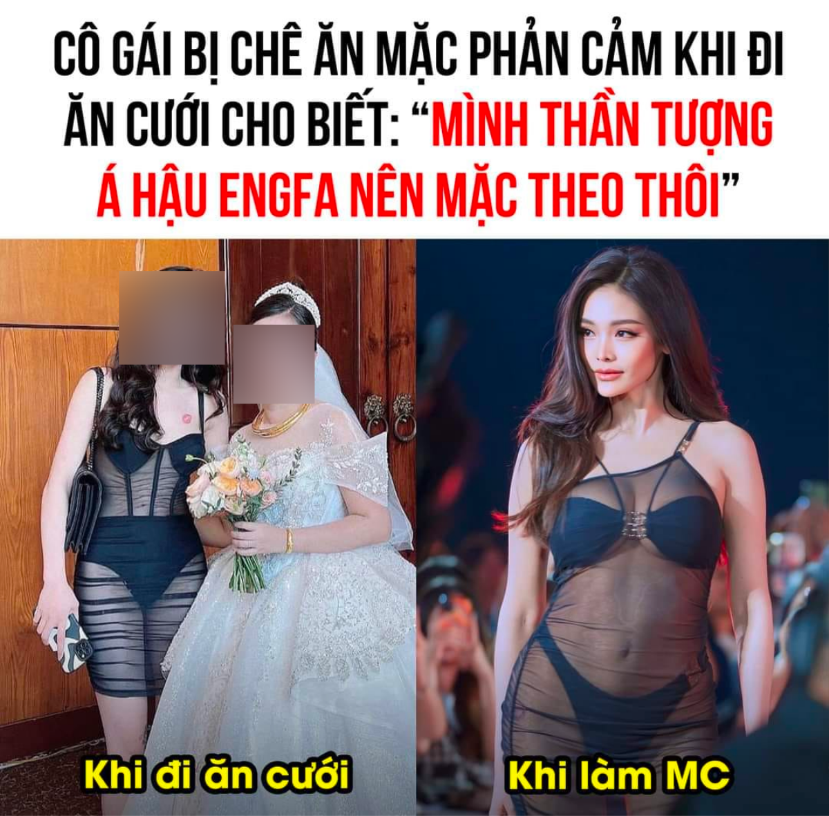 Cô gái mặc phản cảm đi đám cưới chỉ vì muốn giống Engfa Waraha Ảnh 2