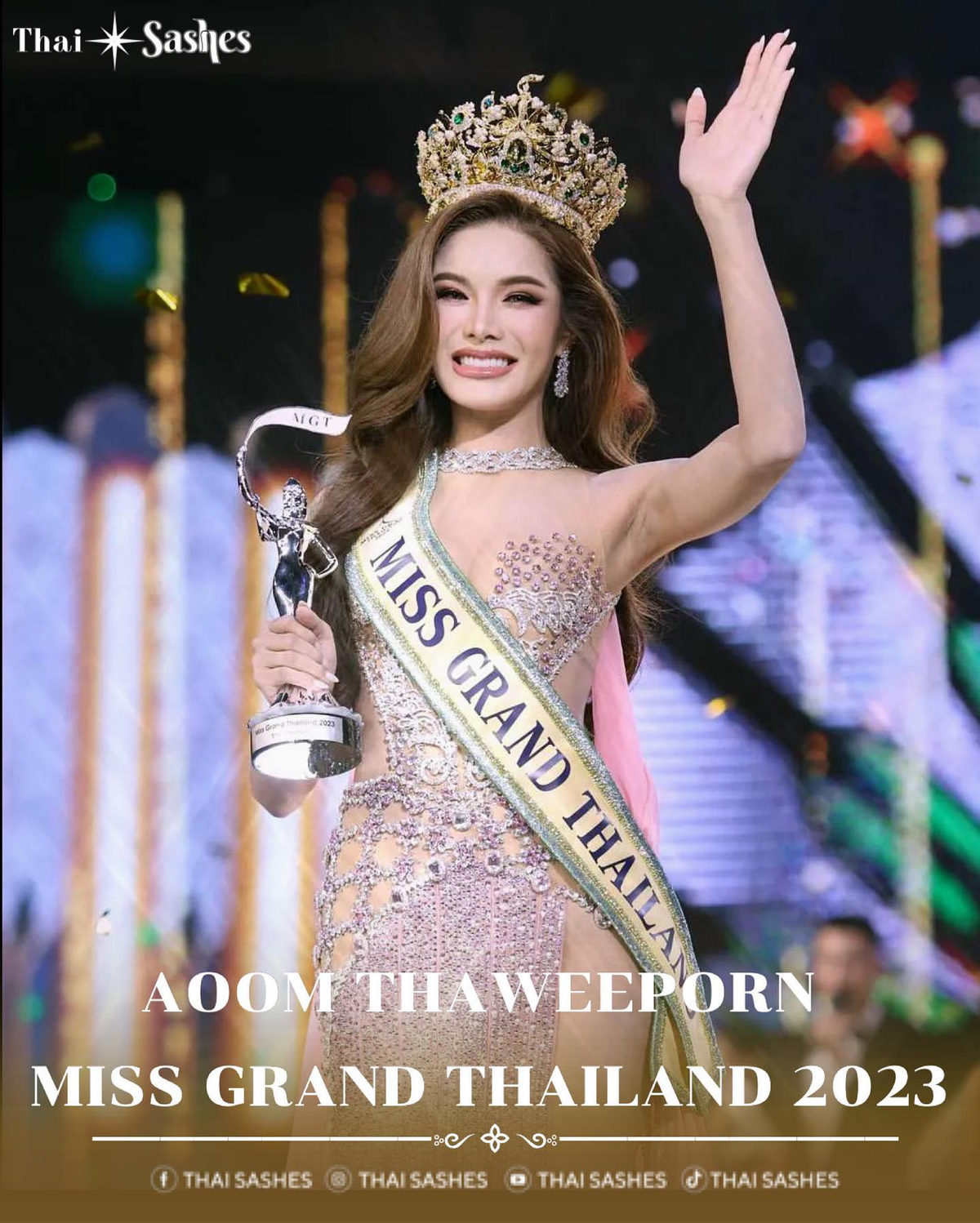 Nhan sắc 'cũ' của Tân Miss Grand Thailand: Như hai người khác nhau, giống H'Nie! Ảnh 1