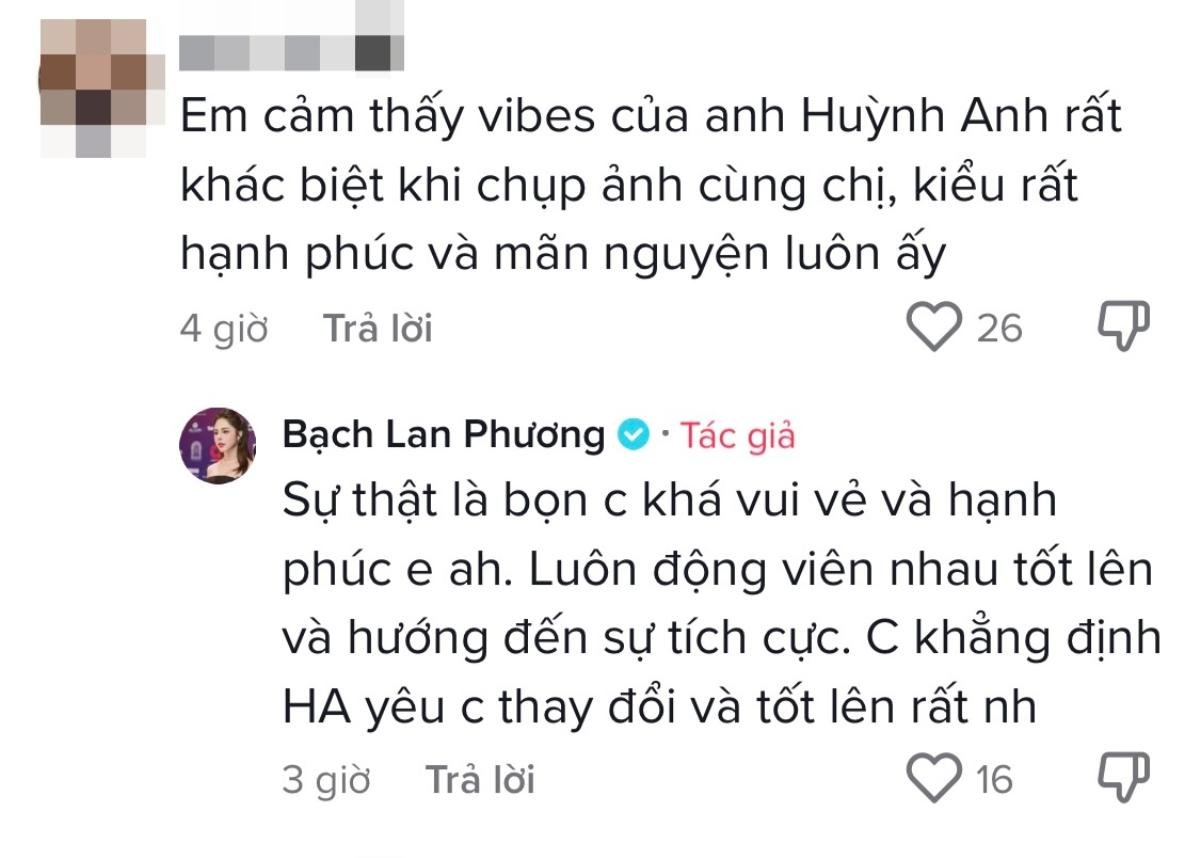 Bị cà khịa chuyện đăng kí kết hôn với Huỳnh Anh, Bạch Lan Phương đáp trả ra sao? Ảnh 2