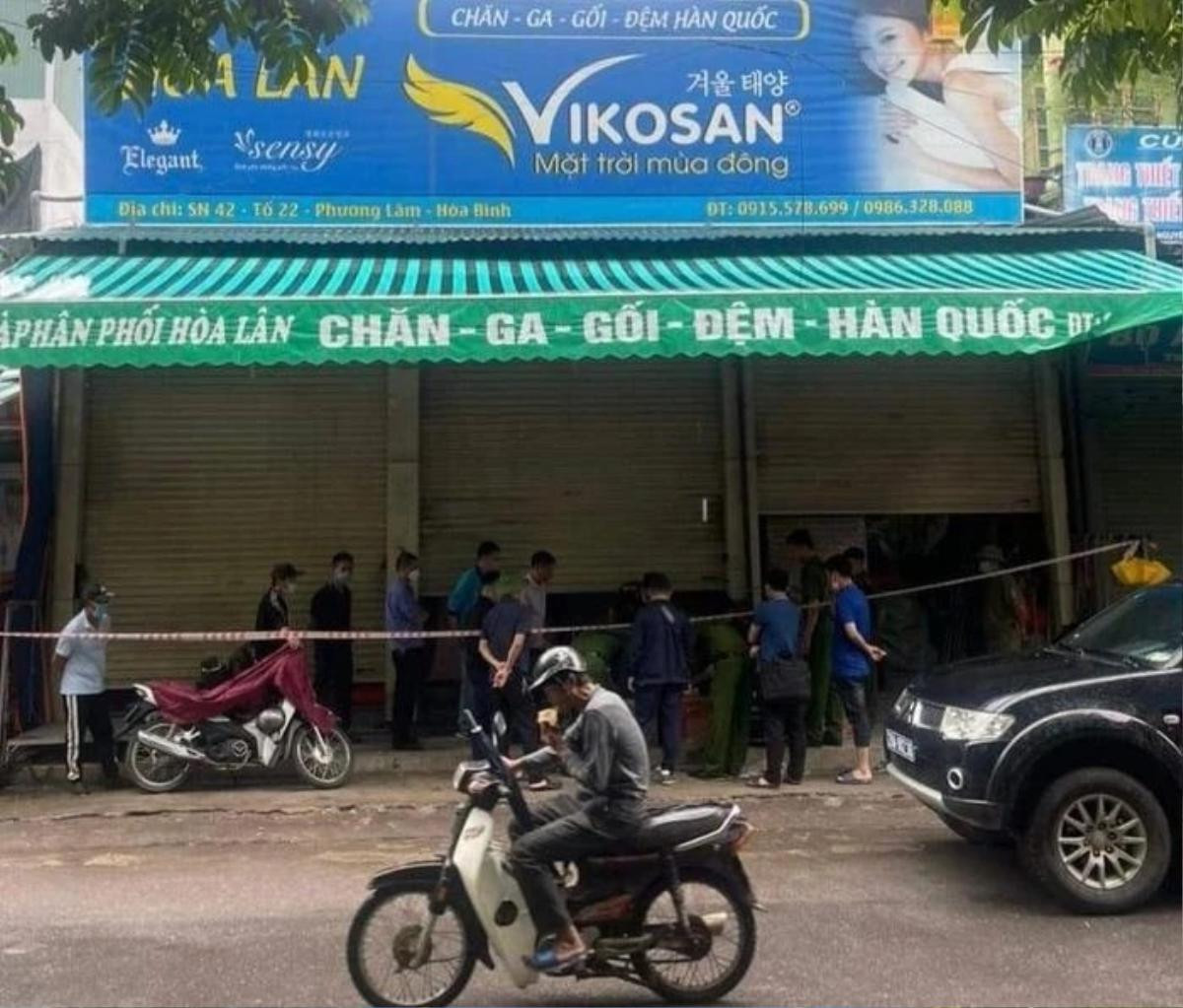 Đã xác định được nguyên nhân ban đầu vụ 2 vợ chồng ở Hòa Bình tử vong tại cửa hàng Ảnh 1