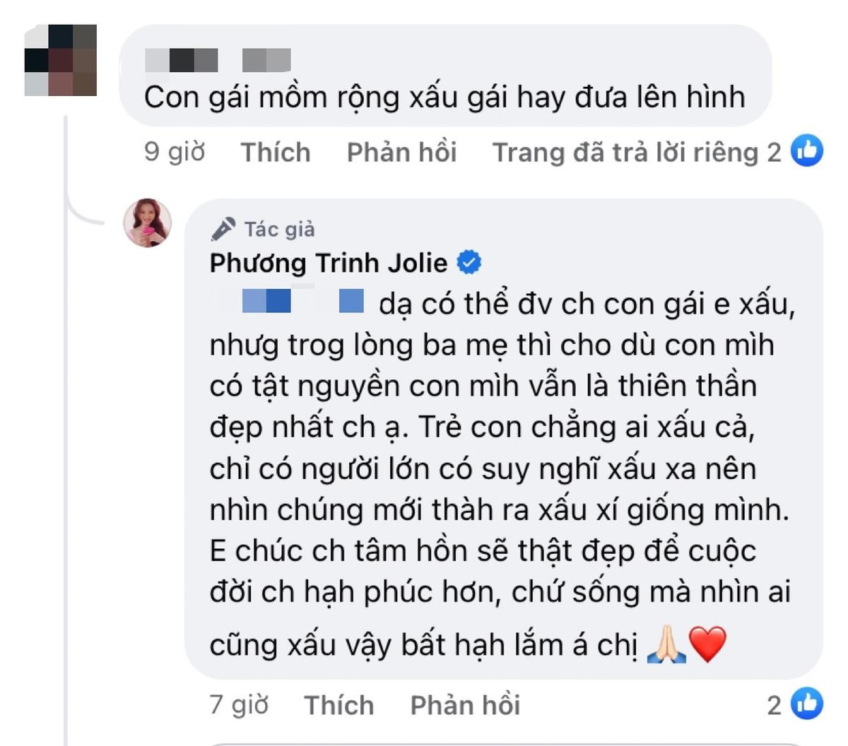 Phương Trinh Jolie lên tiếng bảo vệ con gái khi ái nữ bị body-shaming Ảnh 2