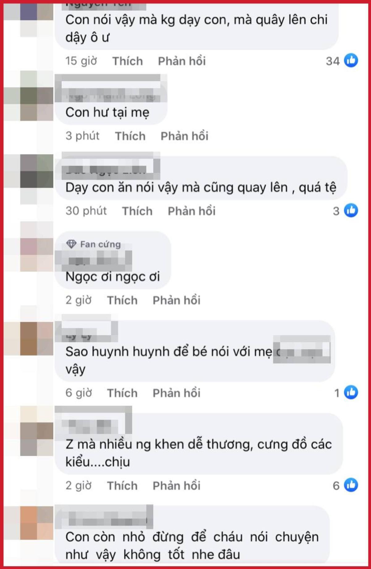 Vợ chồng Lê Dương Bảo Lâm đăng clip cho con nói bậy, netizen gay gắt chỉ trích: 'Con hỗn mà tự hào khoe' Ảnh 2