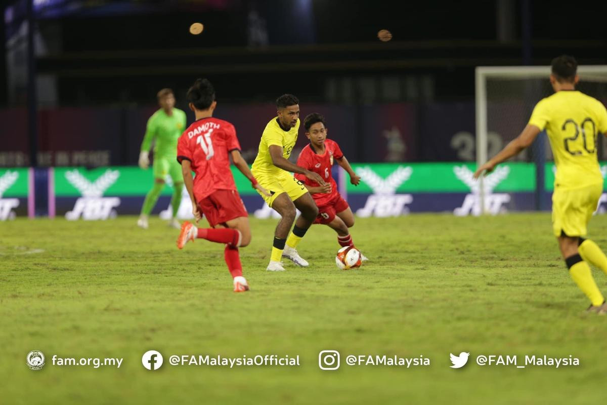 U22 Malaysia thắng Lào 5-1: Lợi thế lớn trước Việt Nam và Thái Lan Ảnh 1