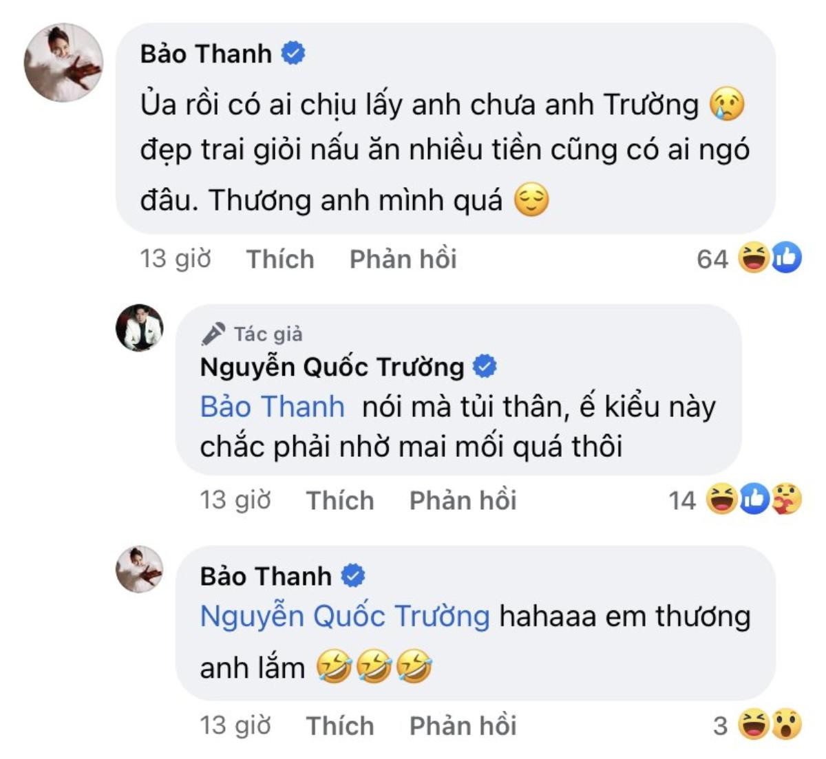 Bảo Thanh vô tình hé lộ tình trạng mối quan hệ của Quốc Trường Ảnh 2