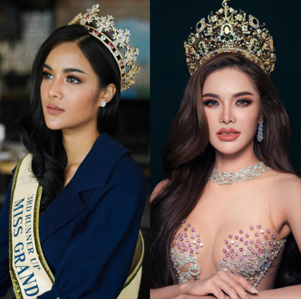 Tân Miss Grand Thailand thay màu da 'thất thường', fan Thái thắc mắc: 'Cái nào mới là phiên bản gốc?' Ảnh 5