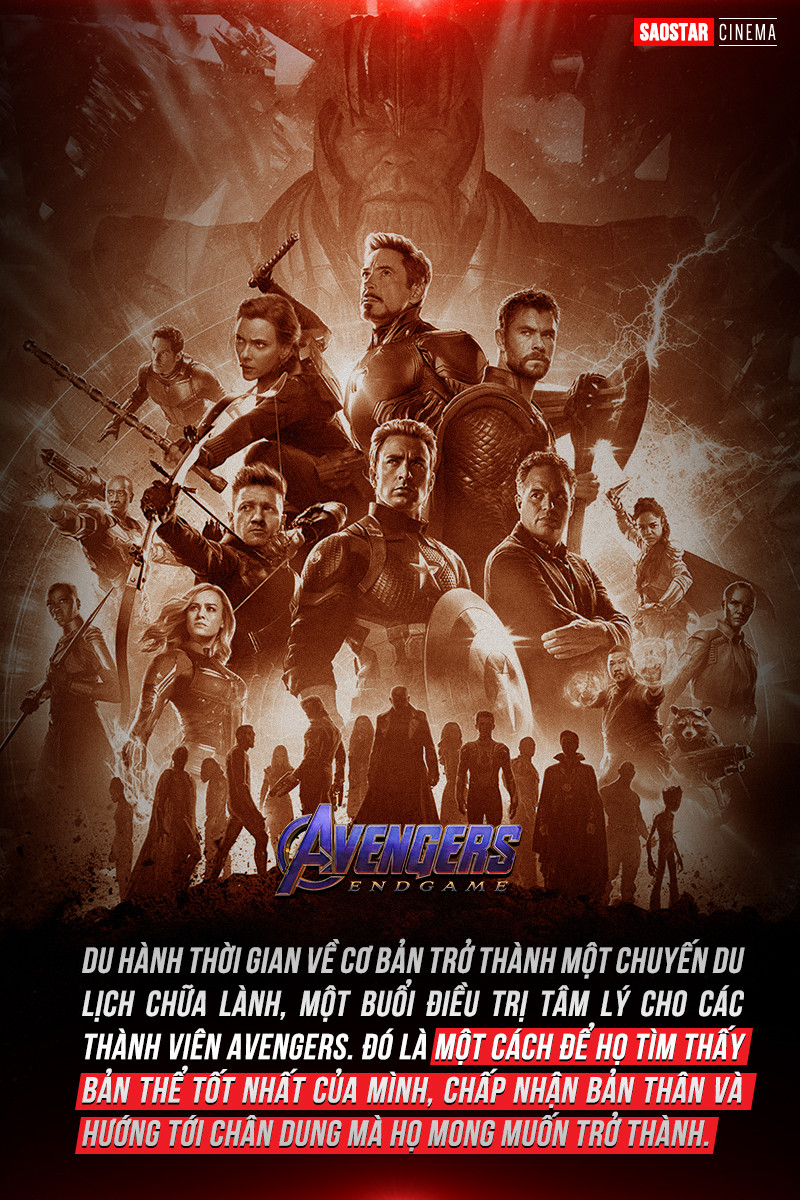 Du hành thời gian và chữa lành thương tổn trong 'Avengers: Endgame'
