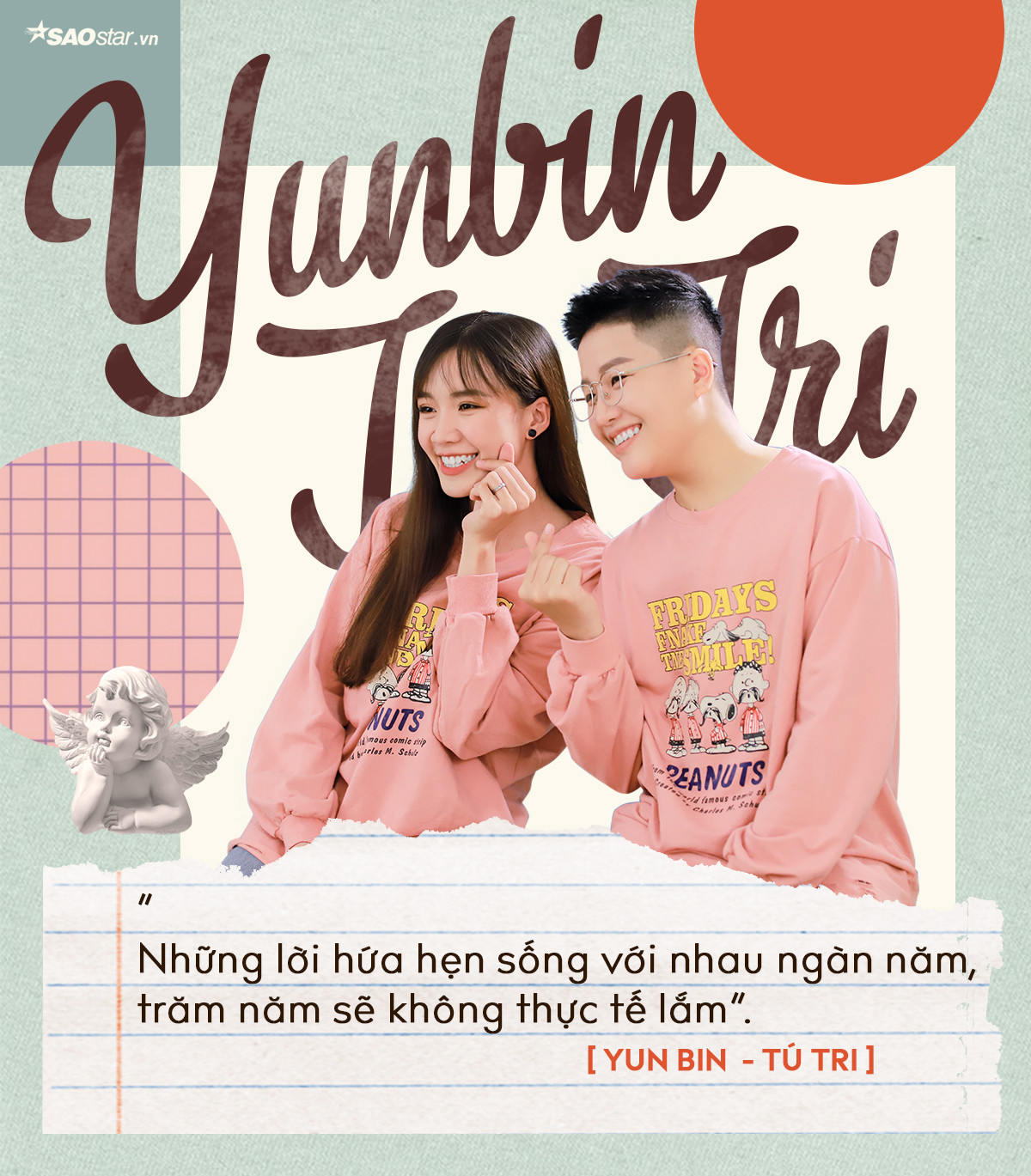 Tú Tri - YunBin: 'Đích đến cho cuộc đời chúng tôi chỉ là được cùng nhau sống đến bạc đầu'