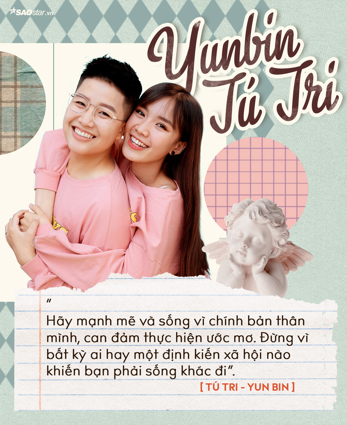 Tú Tri - YunBin: 'Đích đến cho cuộc đời chúng tôi chỉ là được cùng nhau sống đến bạc đầu'