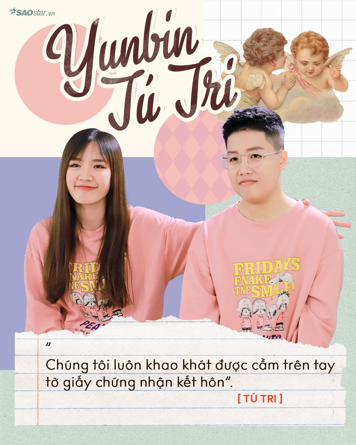 Tú Tri - YunBin: 'Đích đến cho cuộc đời chúng tôi chỉ là được cùng nhau sống đến bạc đầu'