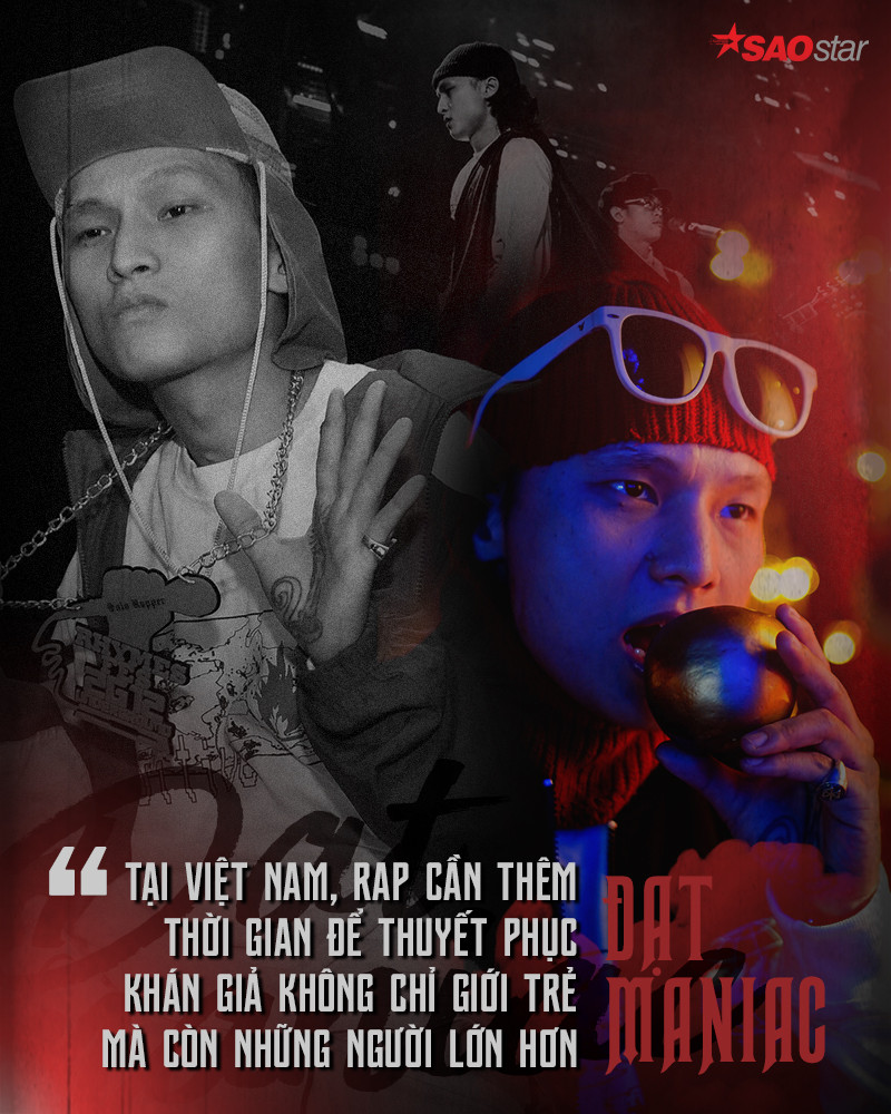 Datmaniac: 'Đến với King Of Rap, không phải bất kỳ ai mà chính nhạc Rap mới là Vua'