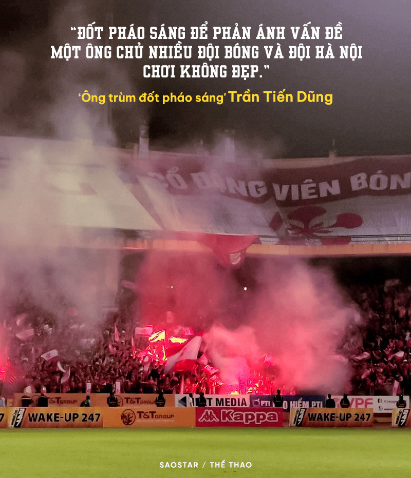 'Ông trùm đốt pháo sáng' bật mí về pháo sáng ở sân Hàng Đẫy Ảnh 6