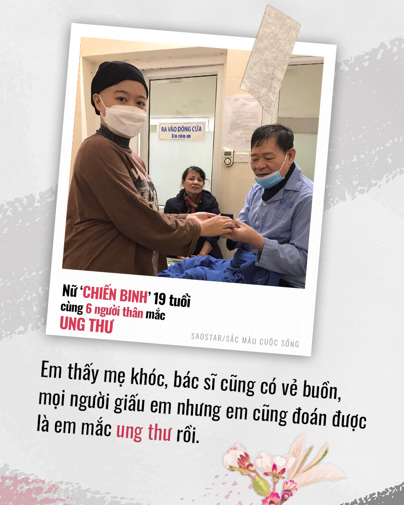 Nữ 'chiến binh' 19 tuổi cùng 6 người thân đều mắc ung thư: 'Dù còn một ngày cũng cần cố gắng' Ảnh 2