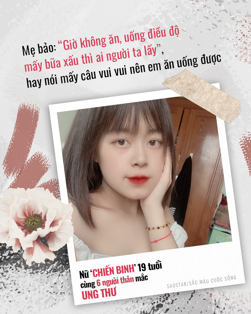 Nữ 'chiến binh' 19 tuổi cùng 6 người thân đều mắc ung thư: 'Dù còn một ngày cũng cần cố gắng' Ảnh 5