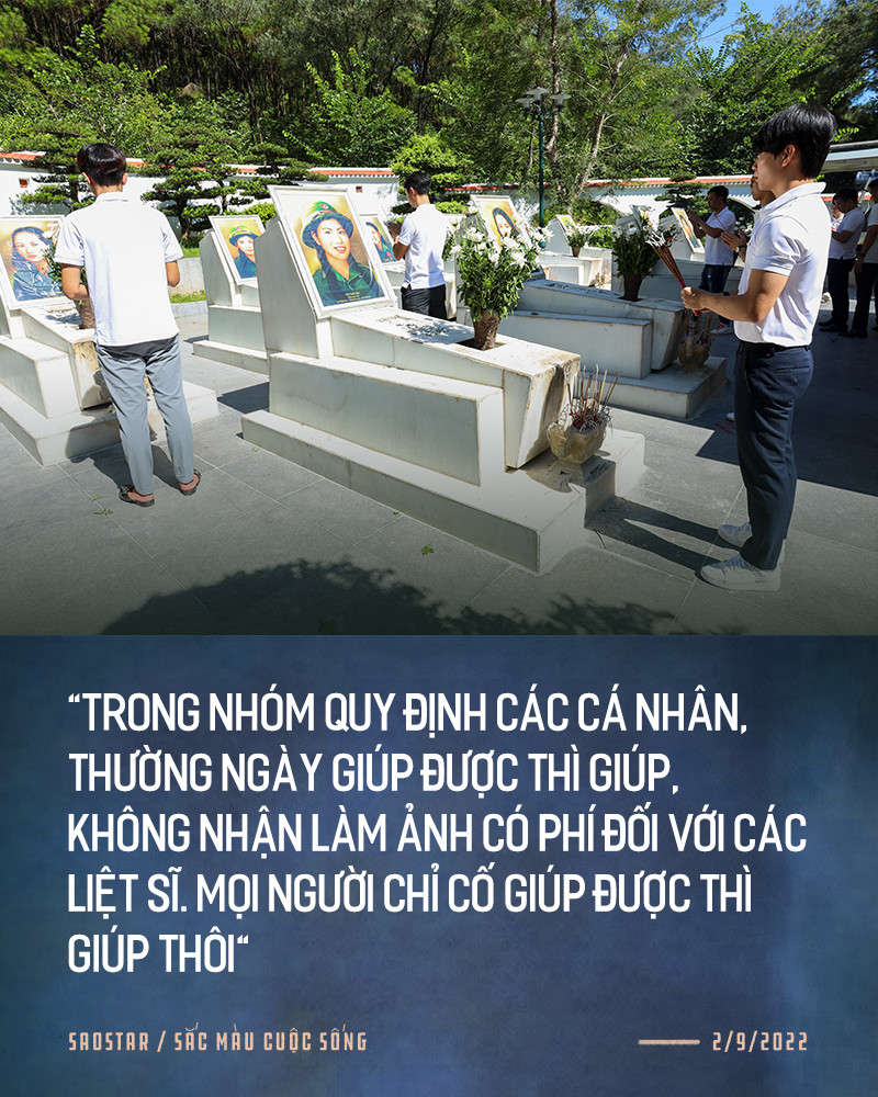 Nhóm phục dựng ảnh liệt sĩ và 10 cô gái mở đường ở ngã ba Đồng Lộc, nhân dịp 2/9: 'Vì các cô xứng đáng' Ảnh 10
