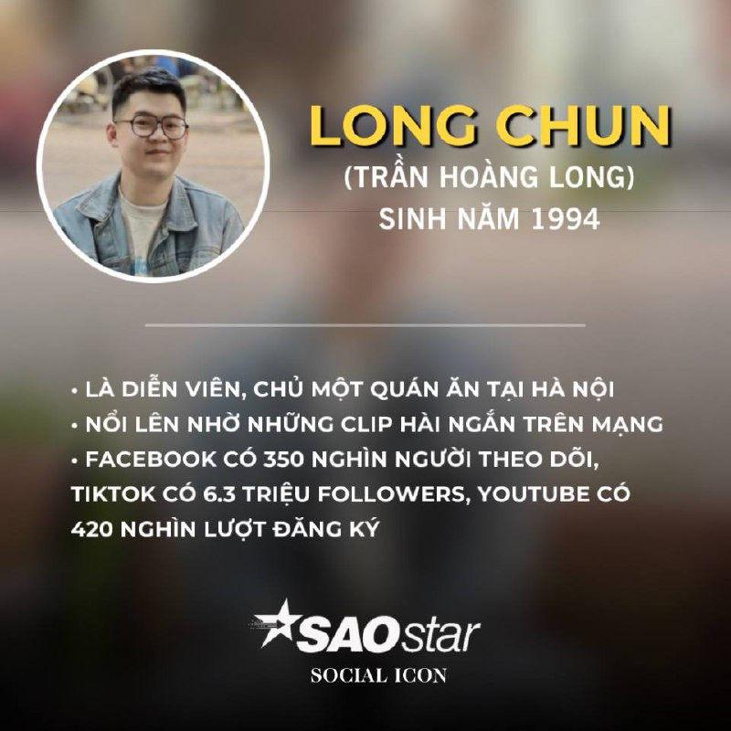 'Tuấn Trinh' Long Chun - nỗi khiếp sợ của trẻ biếng ăn: Tuổi thơ bất hạnh, kiếm tiền tỷ mỗi tháng! Ảnh 1