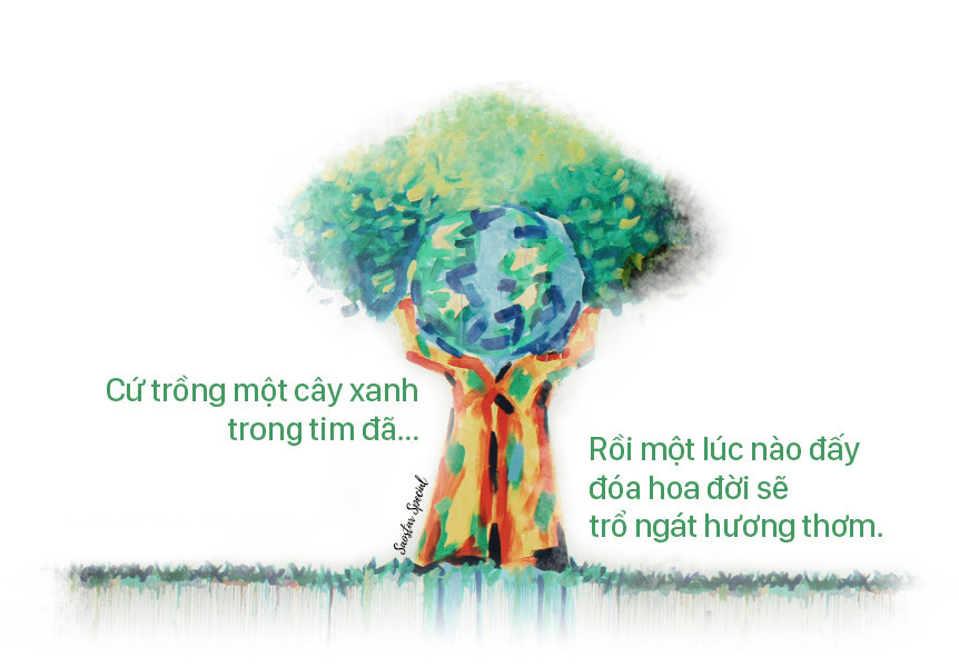 Chuyện của những bức tường thay áo mới giữa lòng Sài Gòn