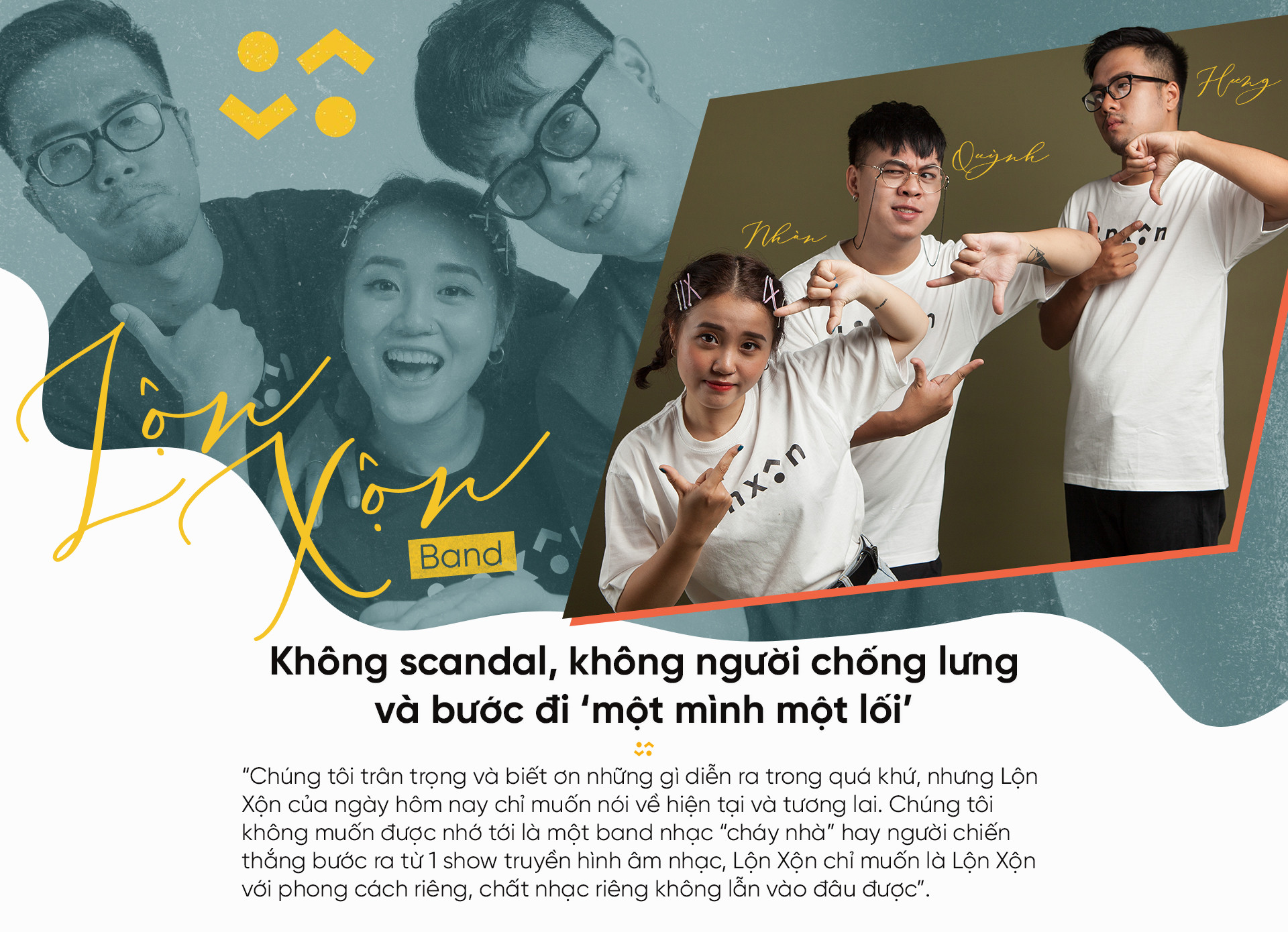 Lộn Xộn Band chặng đường 2 năm: Không scandal, không người chống lưng và bước đi ‘một mình một lối’