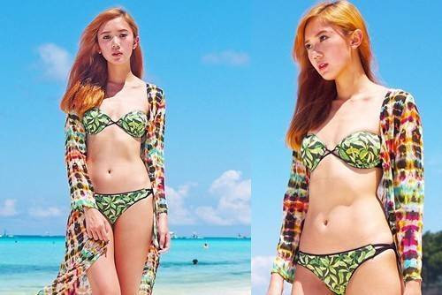 Học fashionista bí quyết chọn đồ bơi cho cô nàng ngực lép Ảnh 2