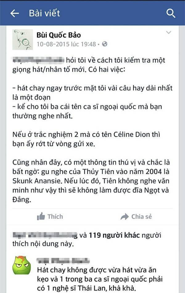 Nhạc sĩ Quốc Bảo chê Céline Dion biểu diễn giả tạo Ảnh 2