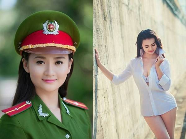 Cái giá phải trả khi nữ chiến sĩ công an 9x khoe ảnh gợi cảm Ảnh 2