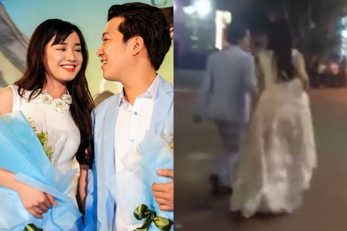 Clip độc quyền: Trường Giang tình tứ nắm chặt tay Nhã Phương Ảnh 2