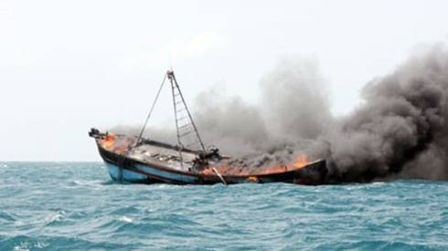 Nổ bình gas, 19 thuyền viên mất tích trên biển Vũng Tàu Ảnh 2