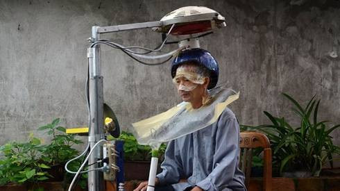 Phát minh độc đáo: Máy gội, massage và sấy tóc chỉ trong 5 phút Ảnh 2
